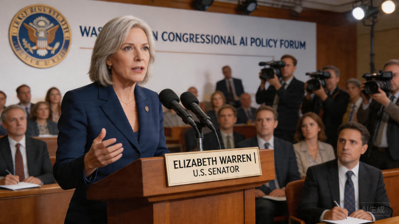 美国沃伦参议员警告：AI 行业泡沫可能引发新一轮金融危机
