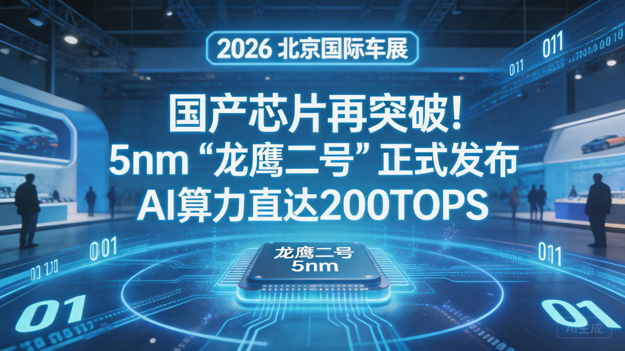 国产芯片再突破！5nm“龙鹰二号”正式发布，AI算力直达2…