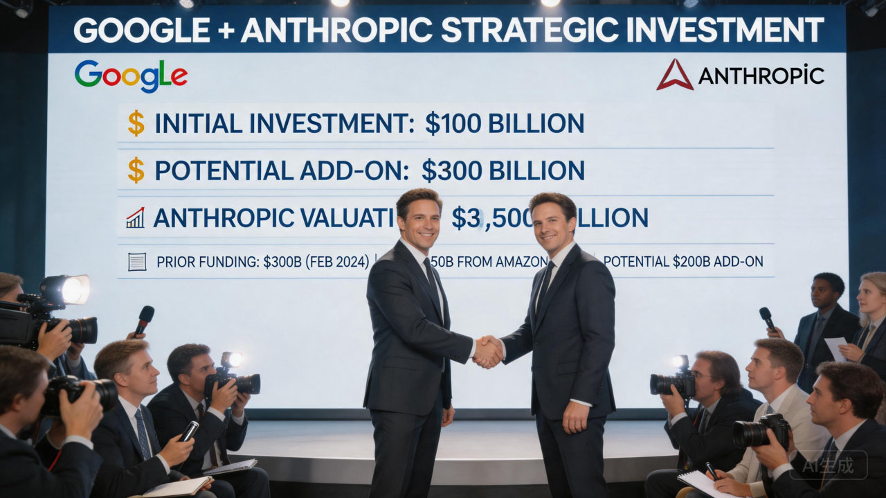 ​谷歌计划投资 Anthropic，或将倾注 400 亿美元于 AI 竞争
