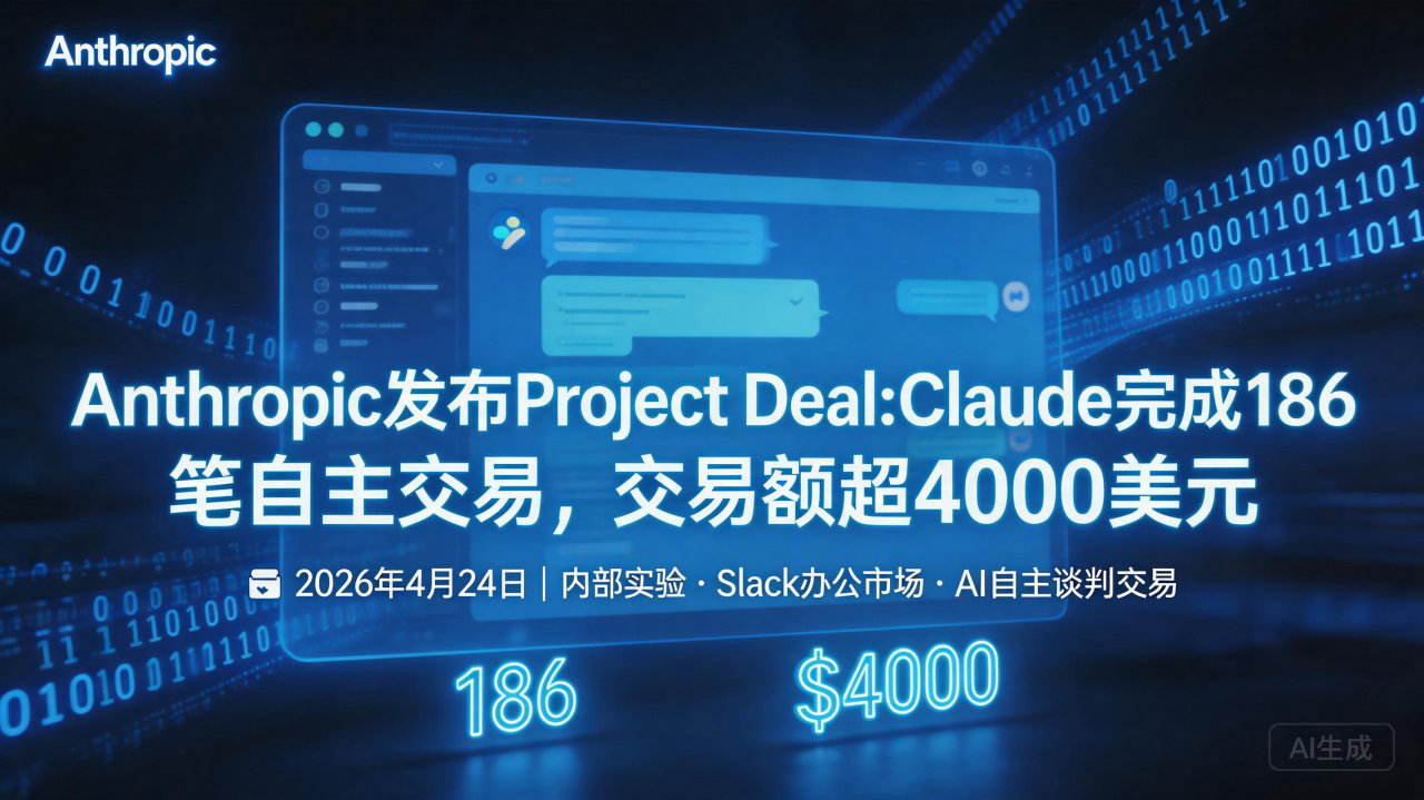 Anthropic发布Project Deal:Claud…