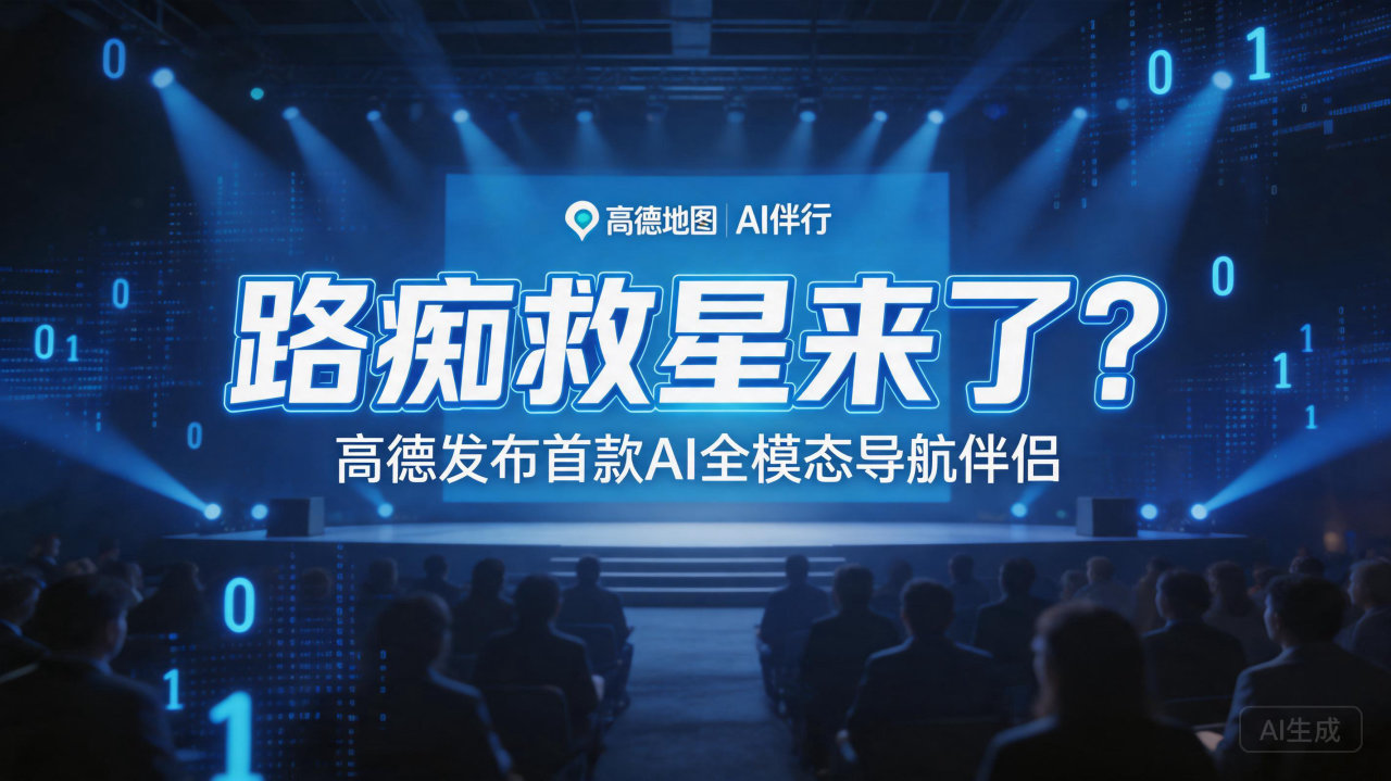 路痴救星来了？高德发布首款AI全模态导航伴侣
