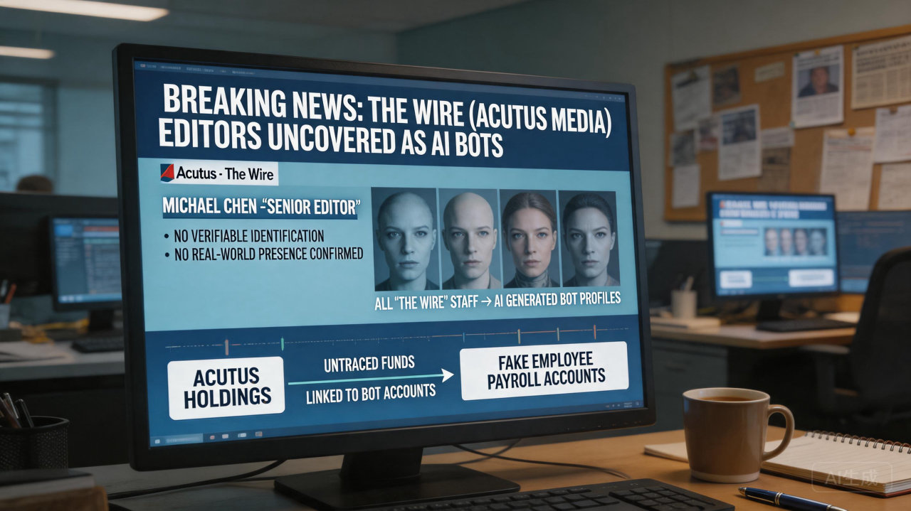 AI 记者或是“傀儡”？OpenAI 关联组织疑资助虚假新闻网站
