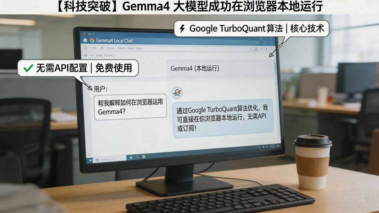 爆文预订：告别 Token 焦虑！浏览器本地跑 Gemma 4，手绘流程图从此全免费
