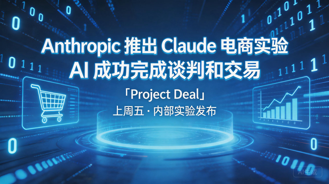 Anthropic 推出 Claude 电商实验 AI 成…