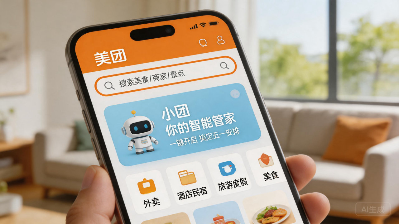 爆火！美团“小团”AI突降首页：五一出游的“懒人神器”来了
