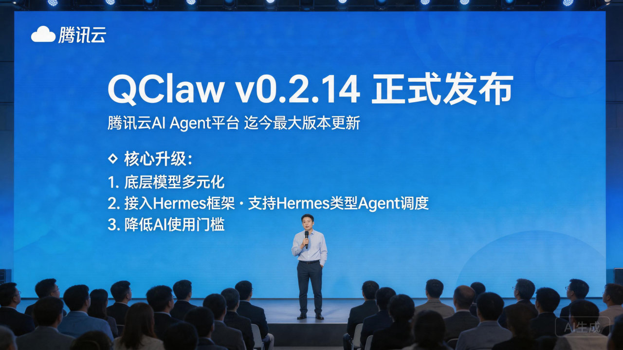 腾讯 QClaw 迎来大升级：DeepSeek-V4-Pro 接入，AI 专家“开箱即用”
