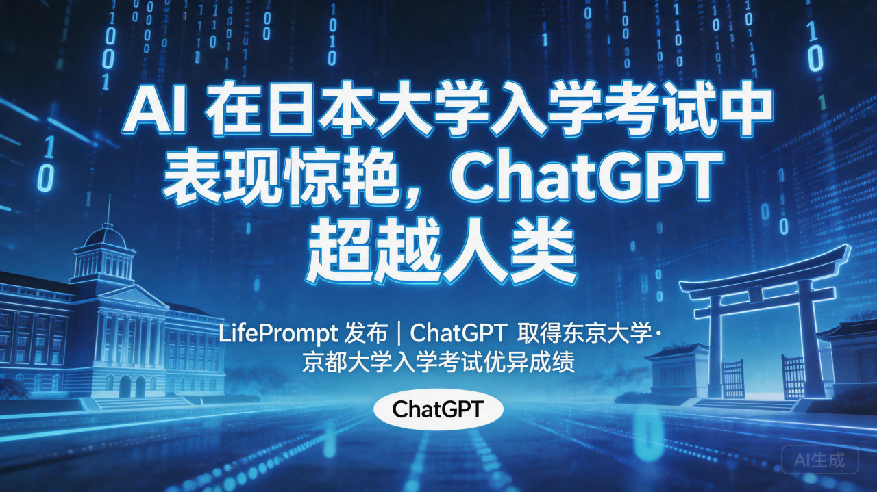 AI 在日本大学入学考试中表现惊艳，ChatGPT 超越人…