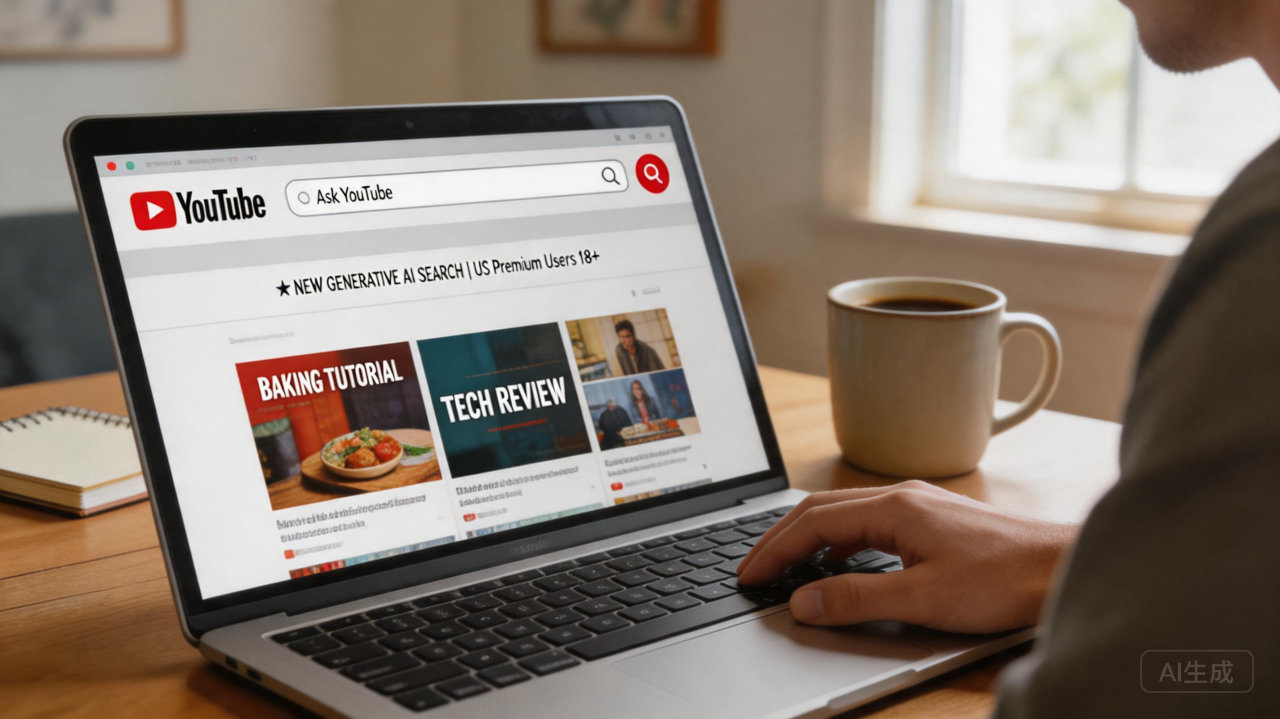 谷歌测试 YouTube 对话式 AI 搜索:支持文本总结与多模态内容聚合
