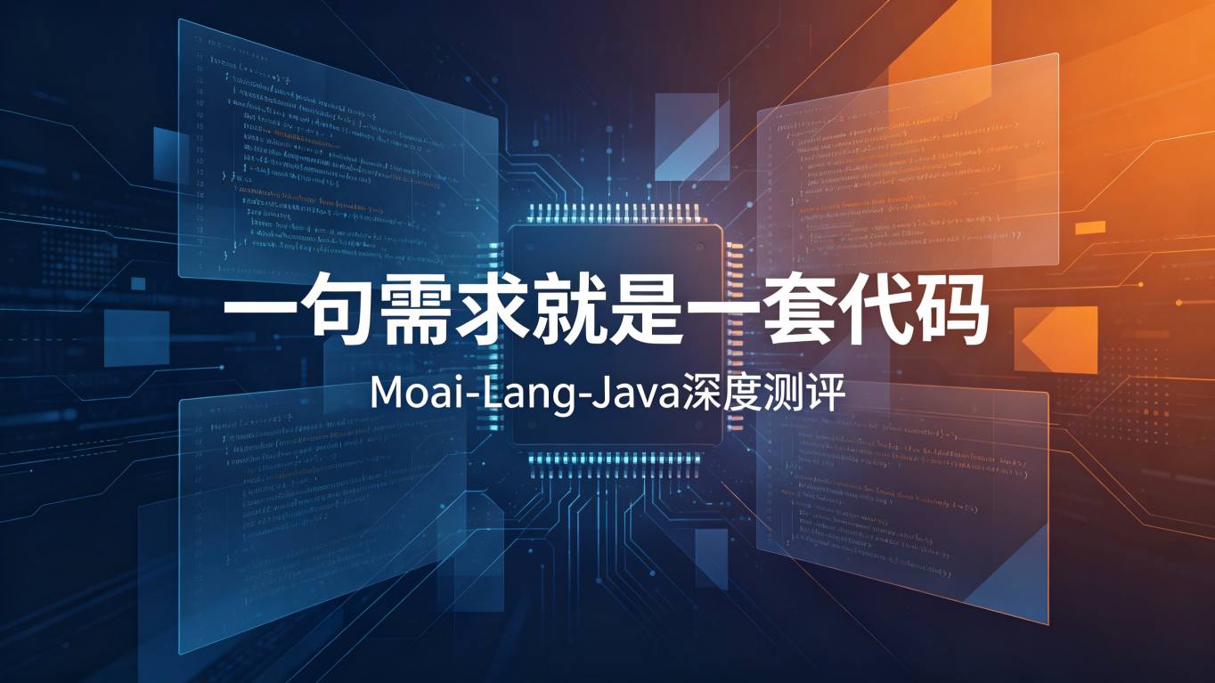 Moai-Lang-Java 深度测评：一句需求就是一套代码，你的Java开发能省多少力气？