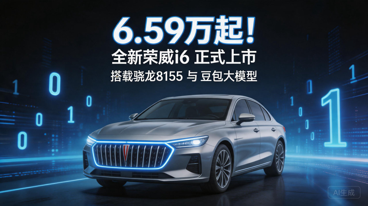 6. 59 万起！全新荣威i6 正式上市：搭载骁龙 815…