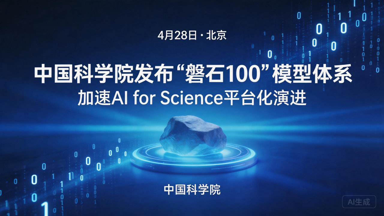 中国科学院发布“磐石100”模型体系，加速AI for S…