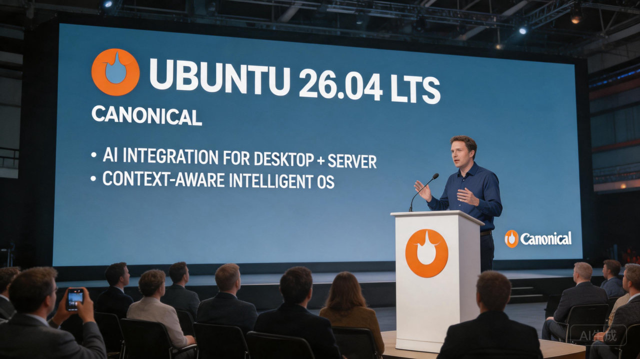不做AI产品做AI增强：Ubuntu官宣 2026 年全面集成原生AI
