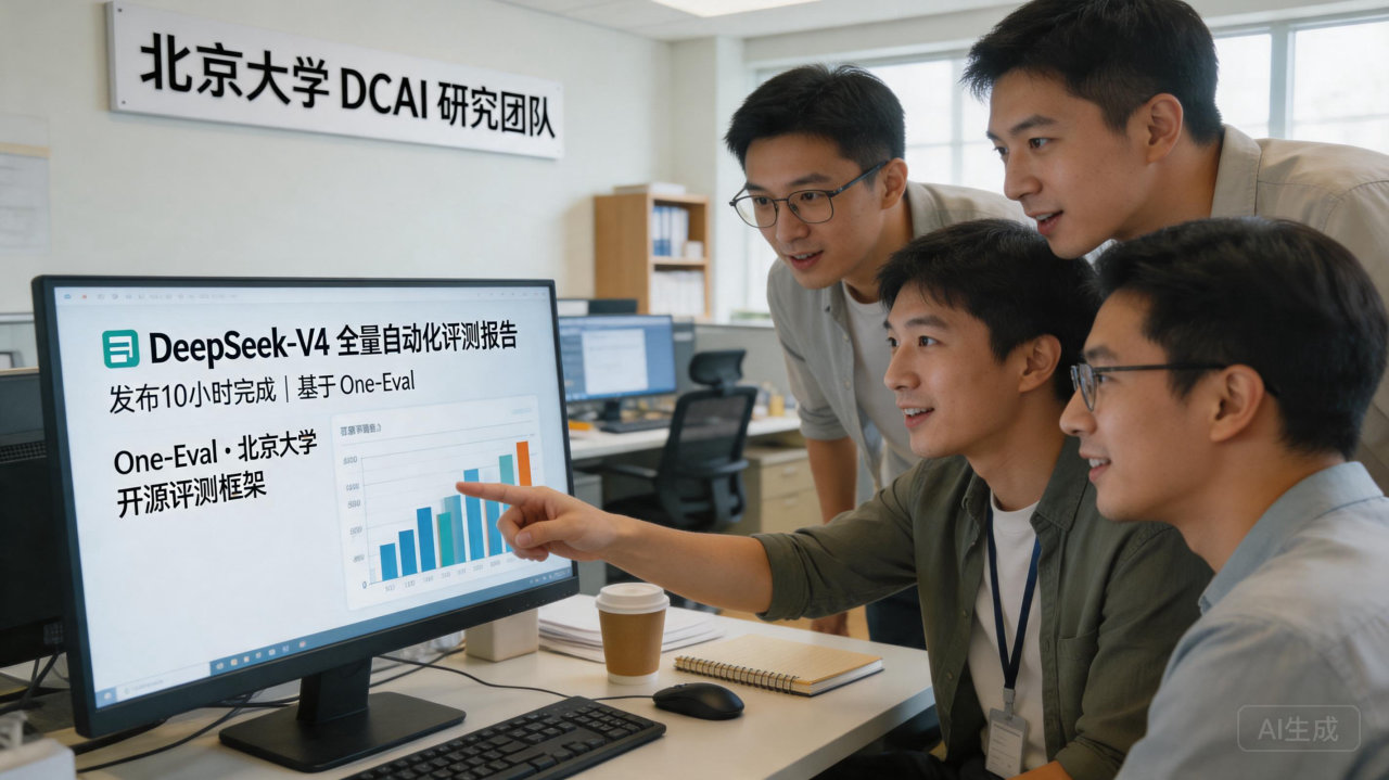 爆火的DeepSeek-V4 背后：北大开源框架One-Eval如何终结AI测评“噩梦”？
