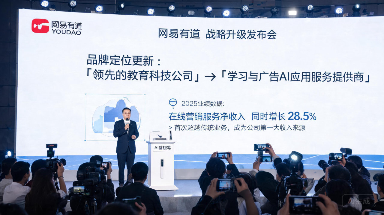 网易有道全面向AI转型：在线营销首成营收支柱，多款AI新品亮相
