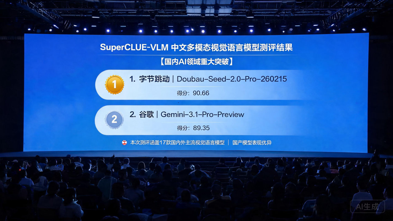 ​中文视觉大模型竞争新局面：豆包夺魁，国产实力全面反超！
