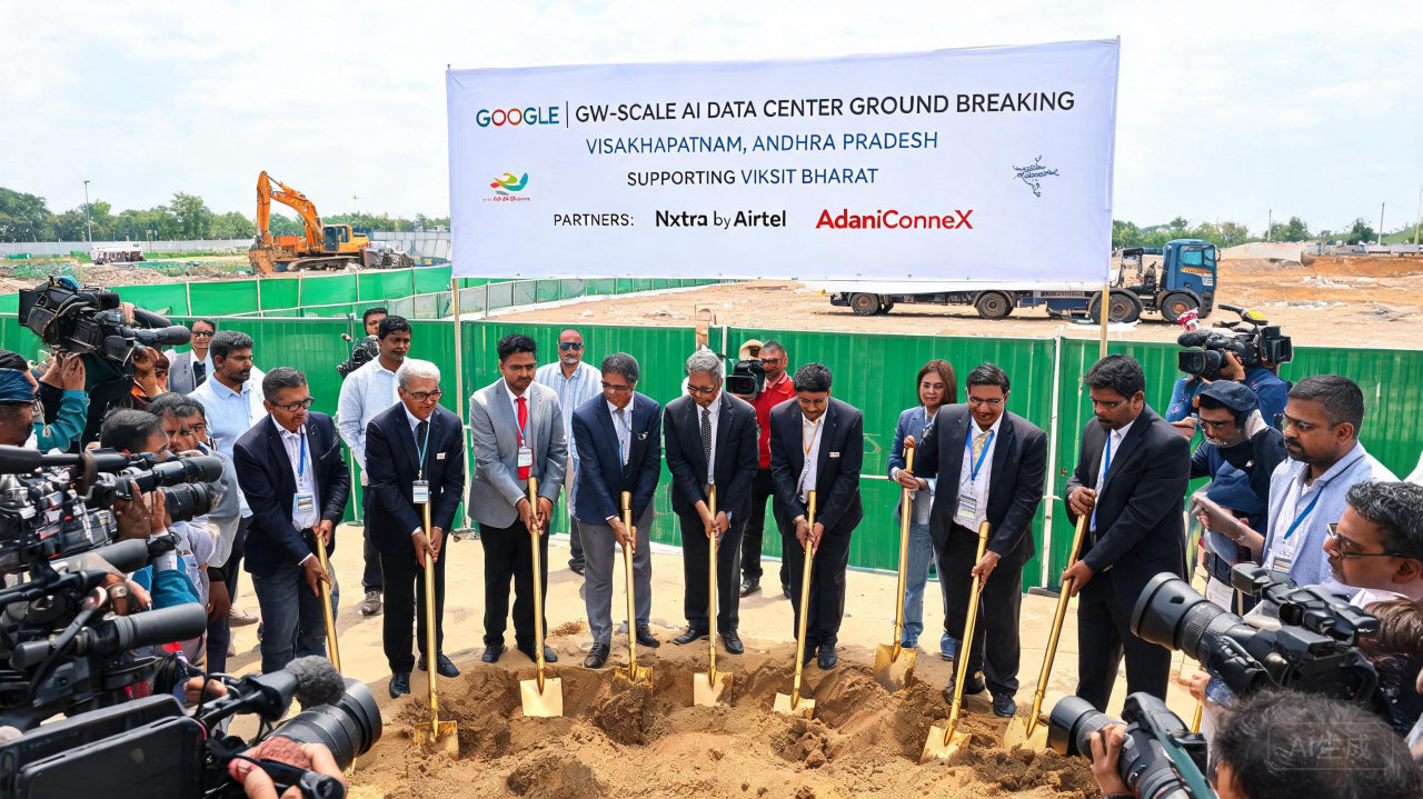 谷歌印度 AI 中心动工，五年投资超 150 亿美元
