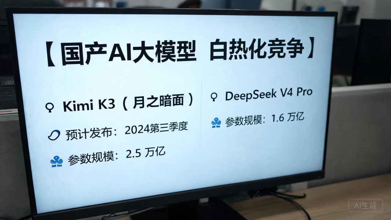 万亿级算力竞赛升级：Kimi K3 曝于三季度发布，参数规模直指 2.5 万亿
