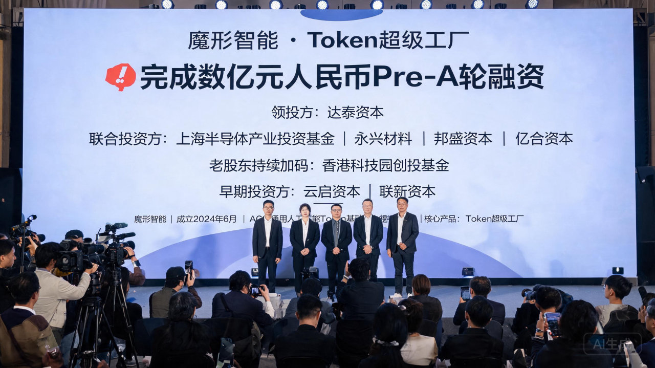 魔形智能完成数亿元Pre-A轮融资，布局Token基础设施
