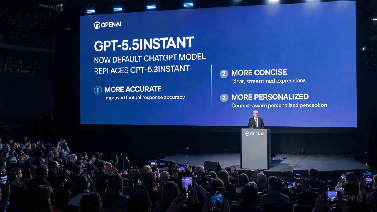 OpenAI 正式发布 GPT-5.5 Instant，全面提升模型性能
