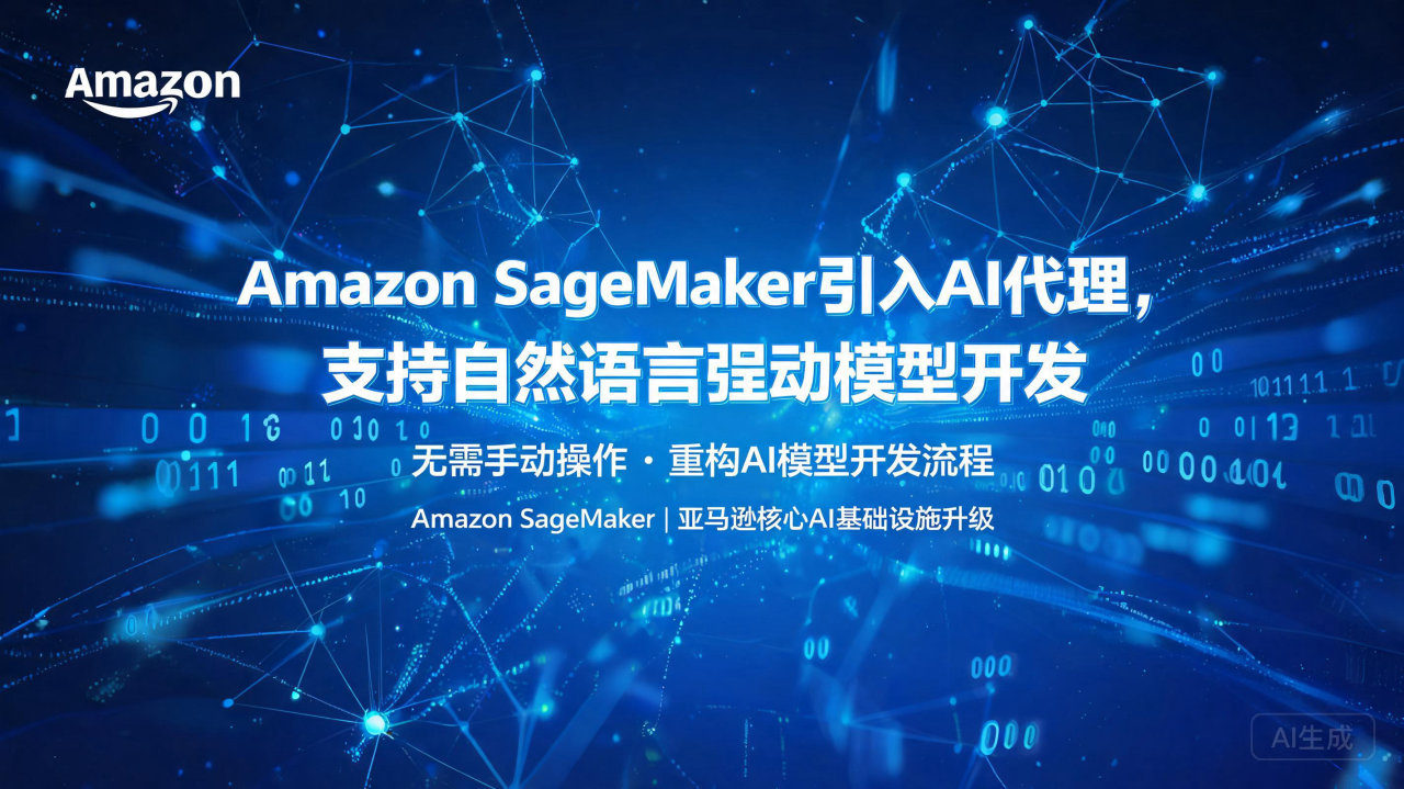 Amazon SageMaker引入AI代理，支持自然语言…