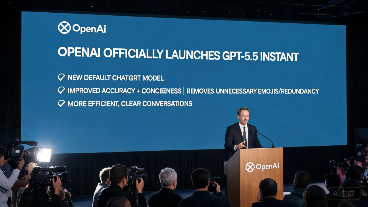​OpenAI 发布 GPT-5.5 Instant：更简洁、更准确的聊天机器人升级

