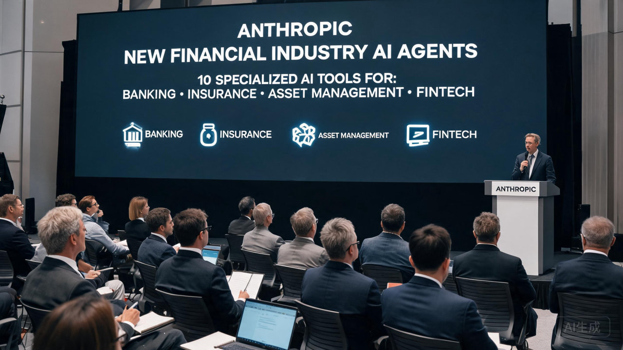 Anthropic推出金融专属AI智能体，深度覆盖银行业务场景
