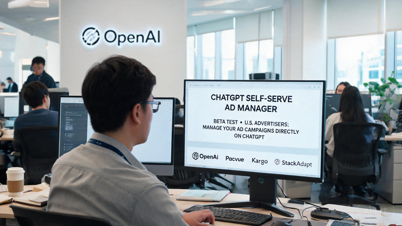 OpenAI重磅推出ChatGPT广告自助服务，品牌推广更便捷！
