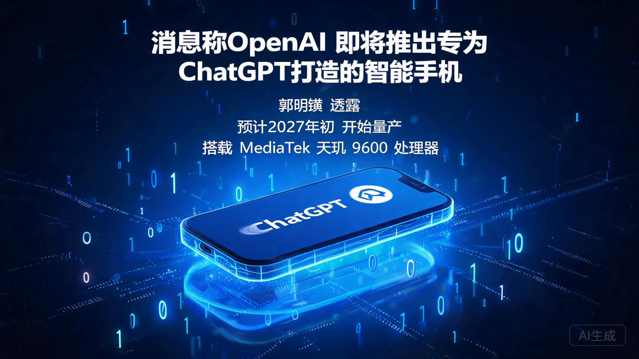 消息称​OpenAI 即将推出专为 ChatGPT 打造的…