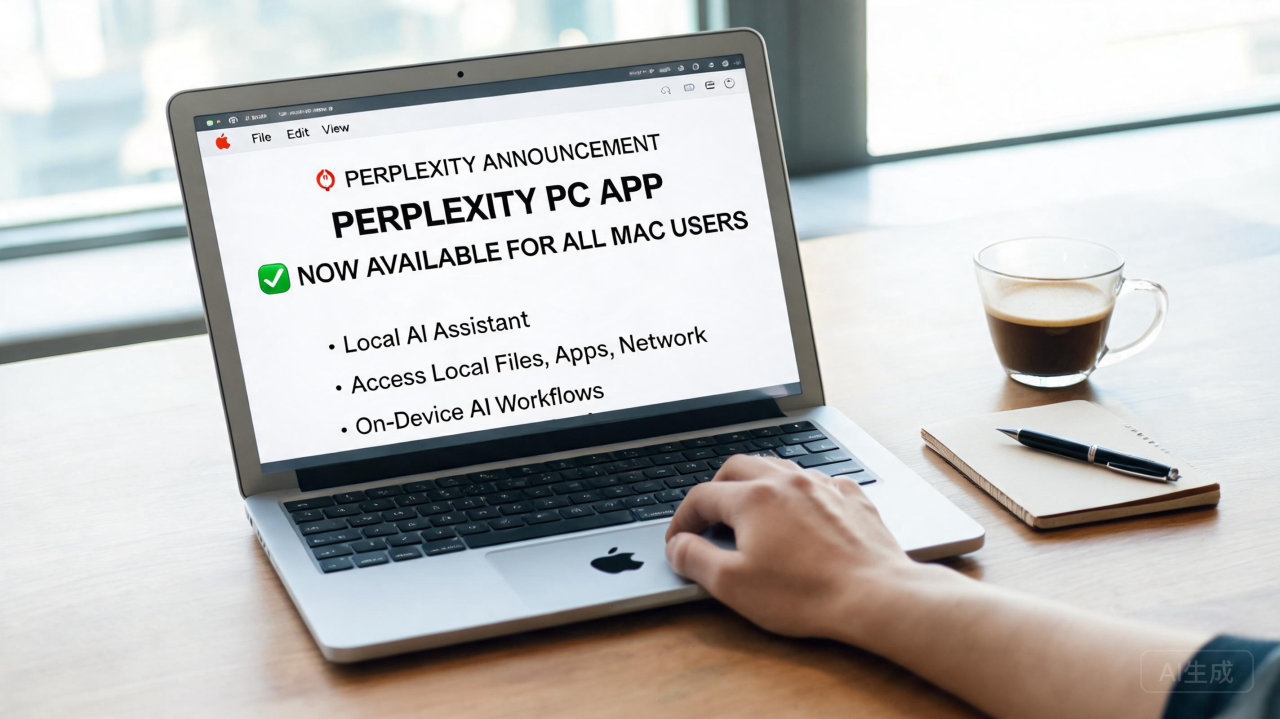 Perplexity 个人电脑正式上线，为 Mac 用户带来本地 AI 助手
