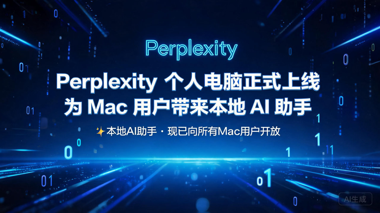 Perplexity 个人电脑正式上线，为 Mac 用户带…
