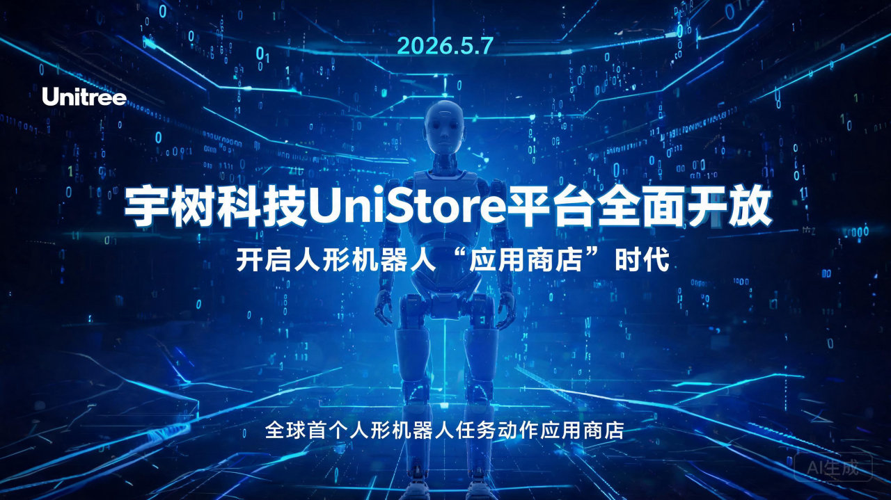 宇树科技UniStore平台全面开放，开启人形机器人“应用…