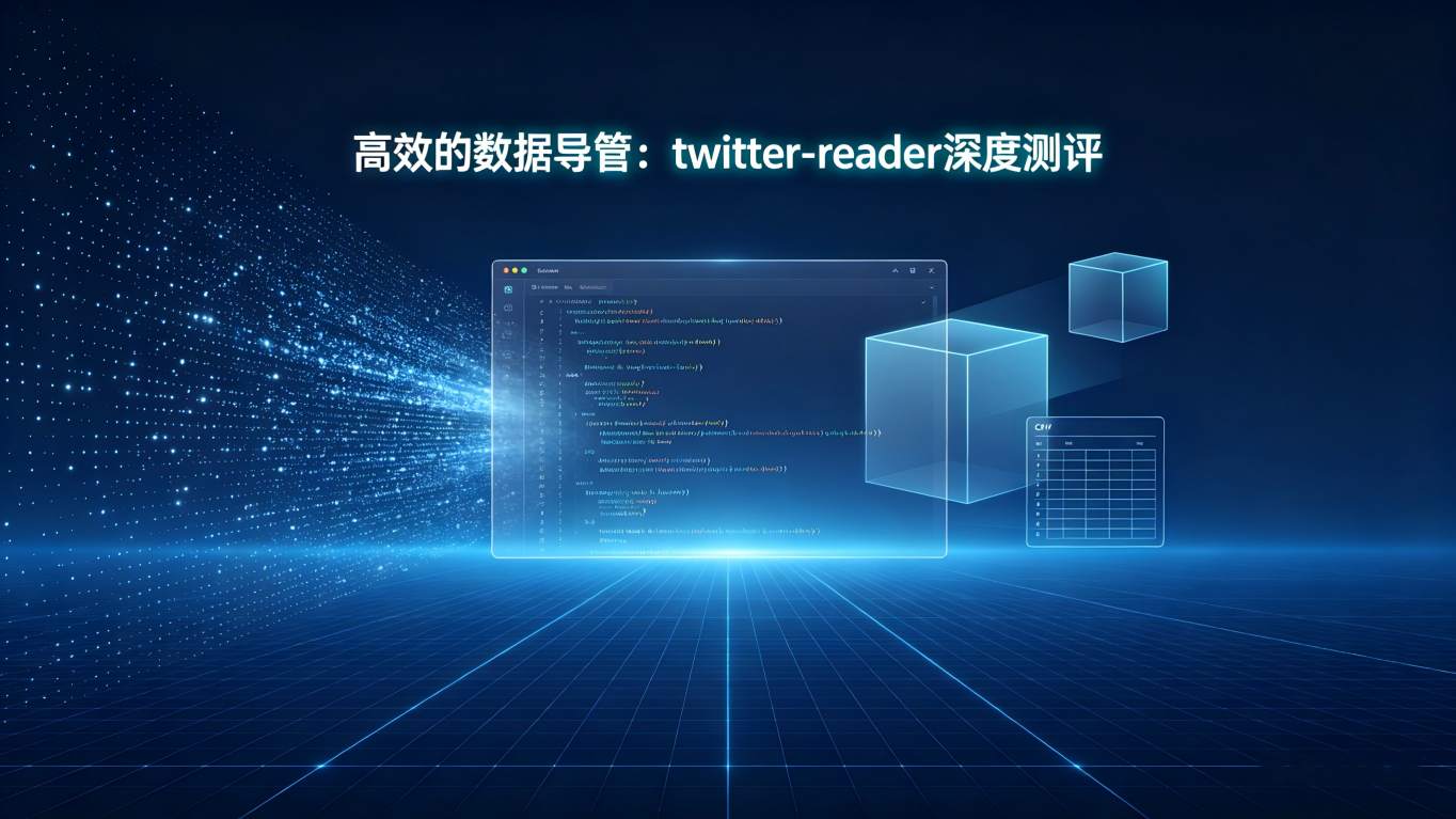 Twitter-Reader 深度测评：会“读心”的推特数据抓取利器，是真高效还是花架子？