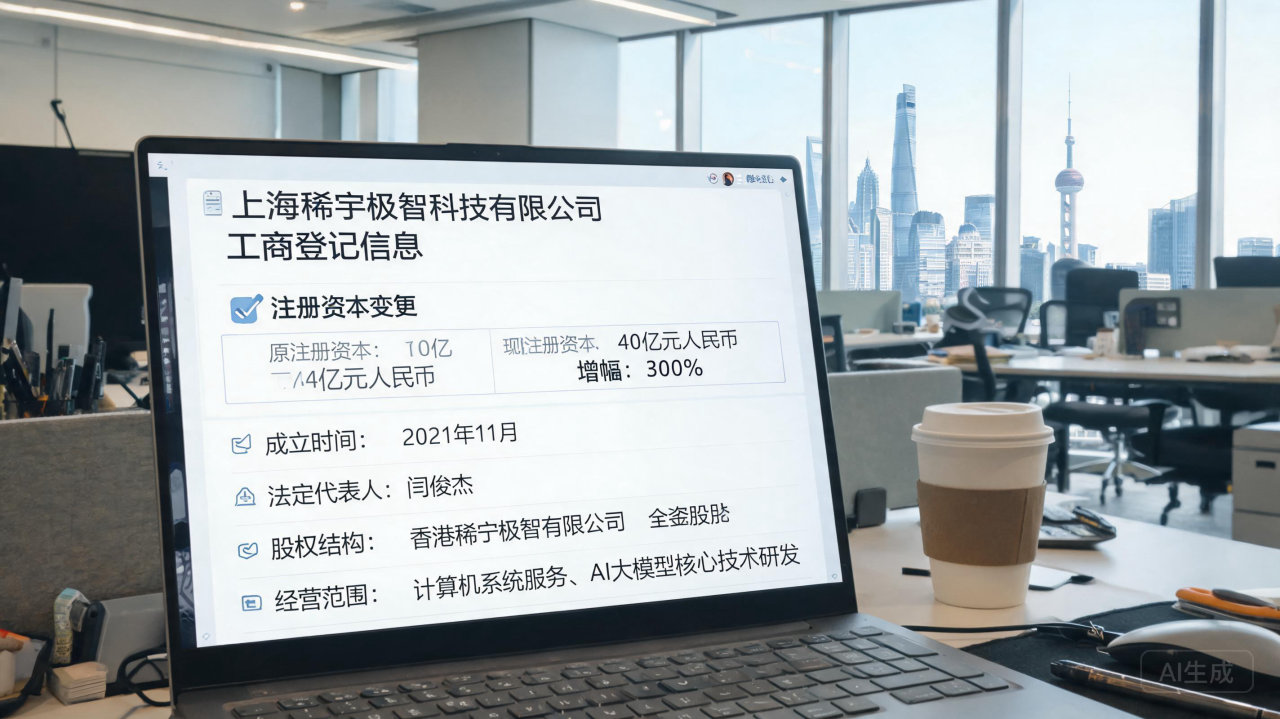 爆增300%！国产大模型新贵MiniMax关联公司增资至 40 亿元
