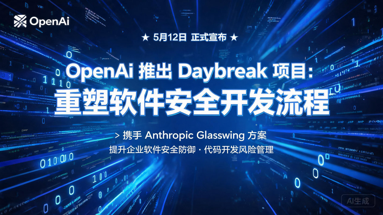 ​OpenAI 推出 Daybreak 项目：重塑软件安全…