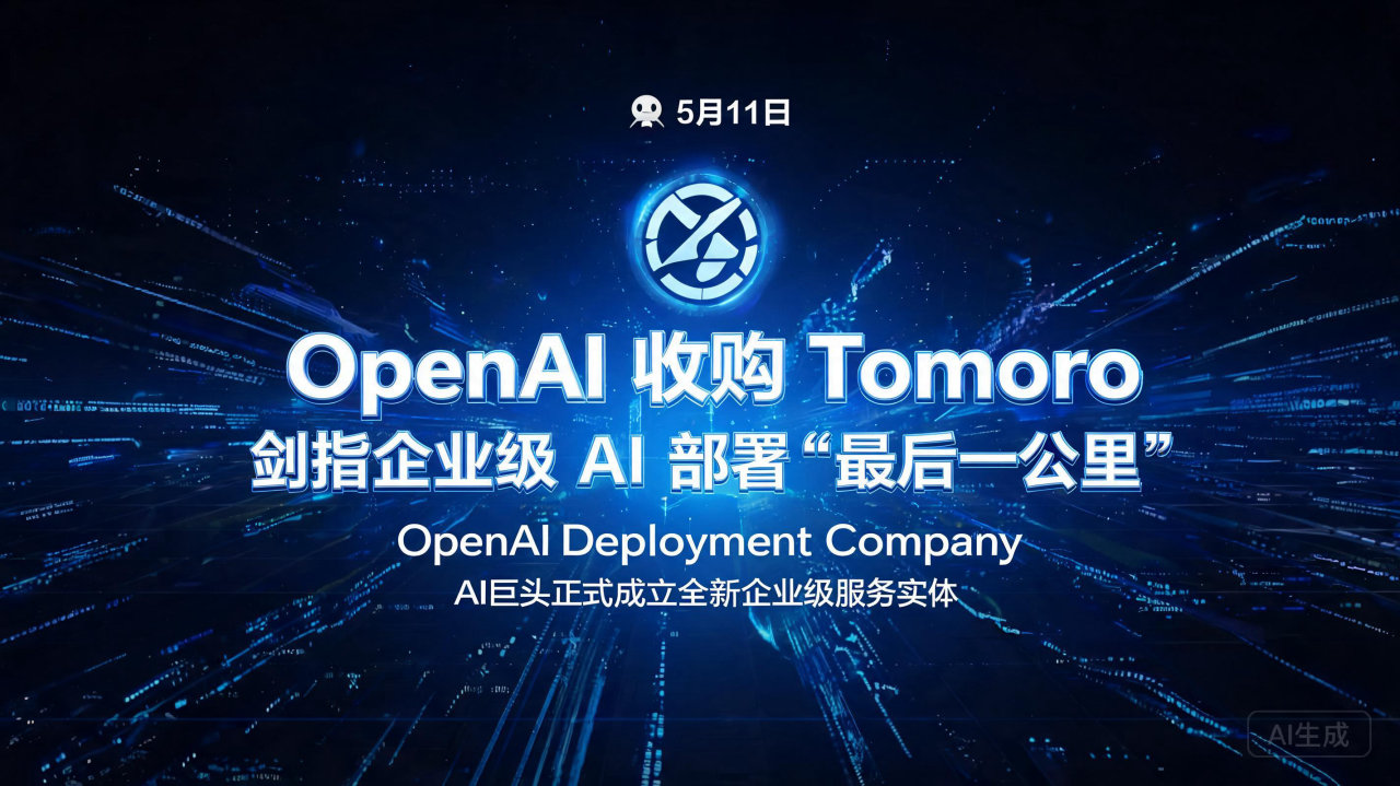 OpenAI 收购 Tomoro：剑指企业级 AI 部署“…