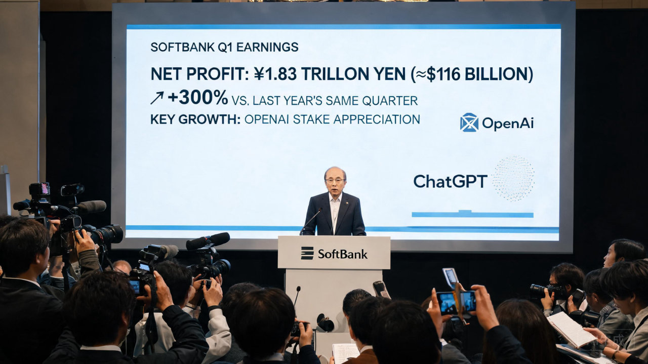 软银因 OpenAI 股权增值，利润激增至 116 亿美元！这背后有哪些秘密？
