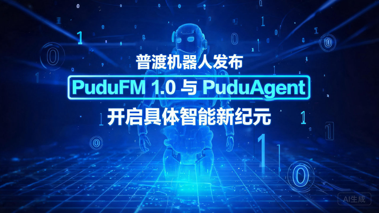 普渡机器人发布 PuduFM 1.0 与 PuduAgen…