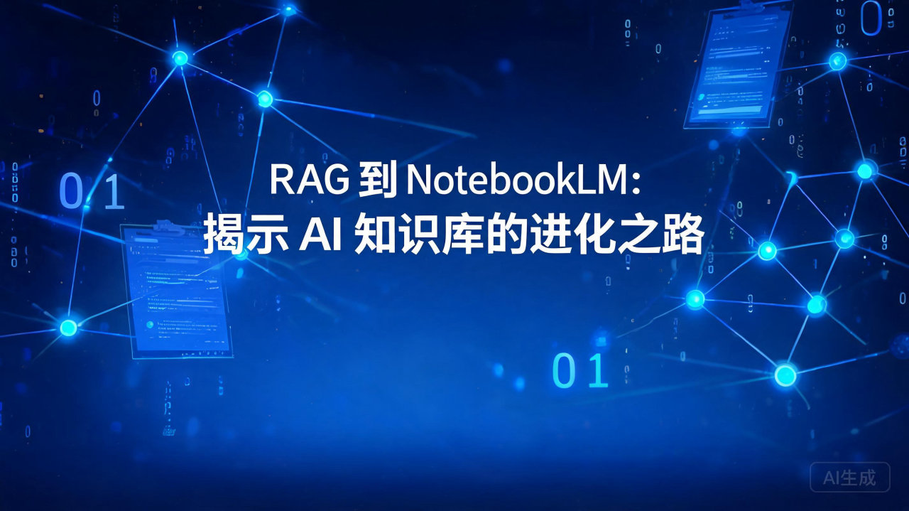 RAG 到 NotebookLM：揭示 AI 知识库的进化…