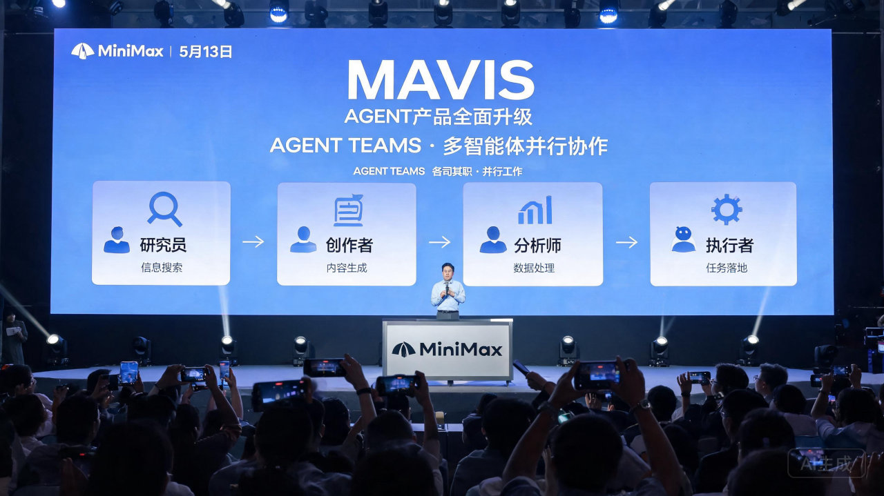 MiniMax Agent 正式更名 Mavis 上线多智能体协作
