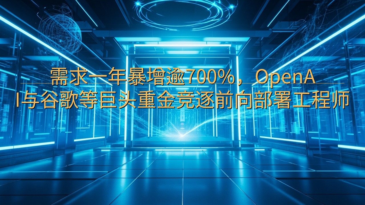 需求一年暴增逾700%，OpenAI 与谷歌等巨头重金竞逐…