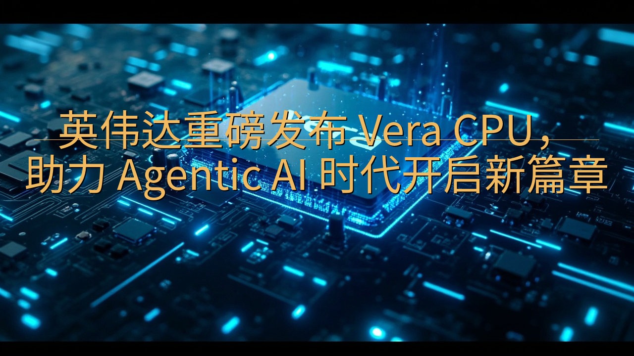 英伟达重磅发布 Vera CPU，助力 Agentic A…