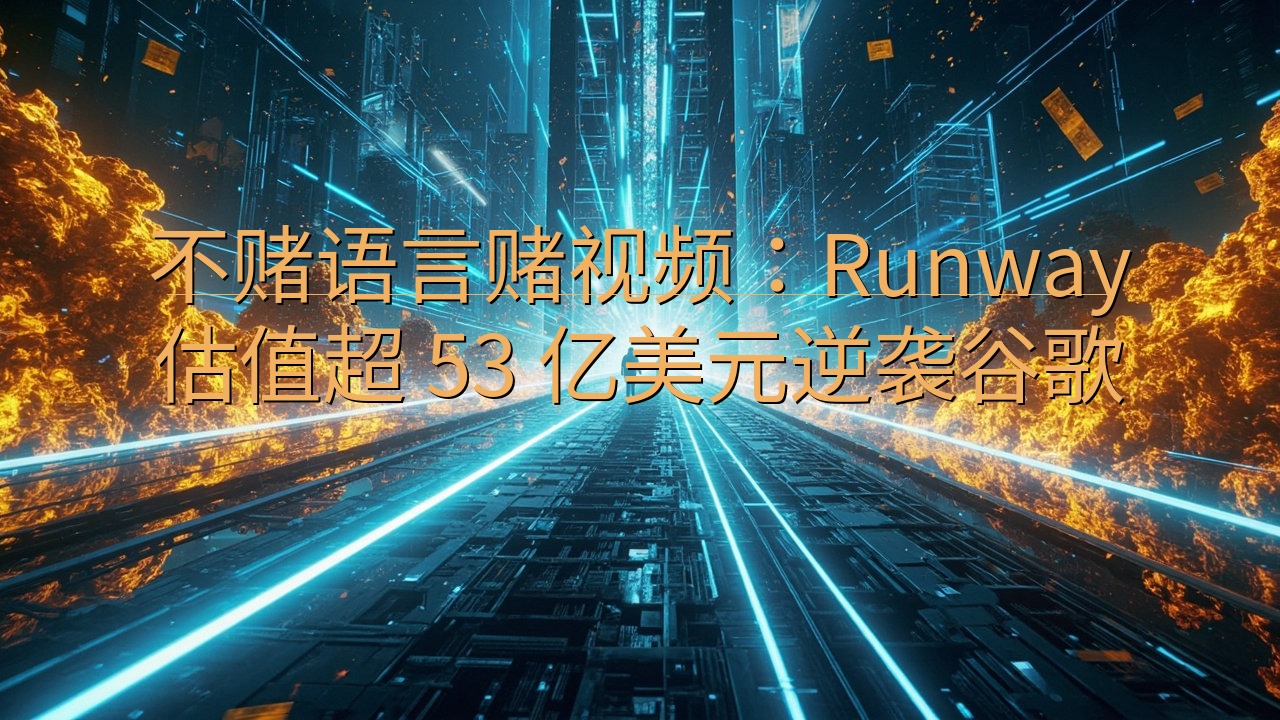 不赌语言赌视频：Runway估值超 53 亿美元逆袭谷歌