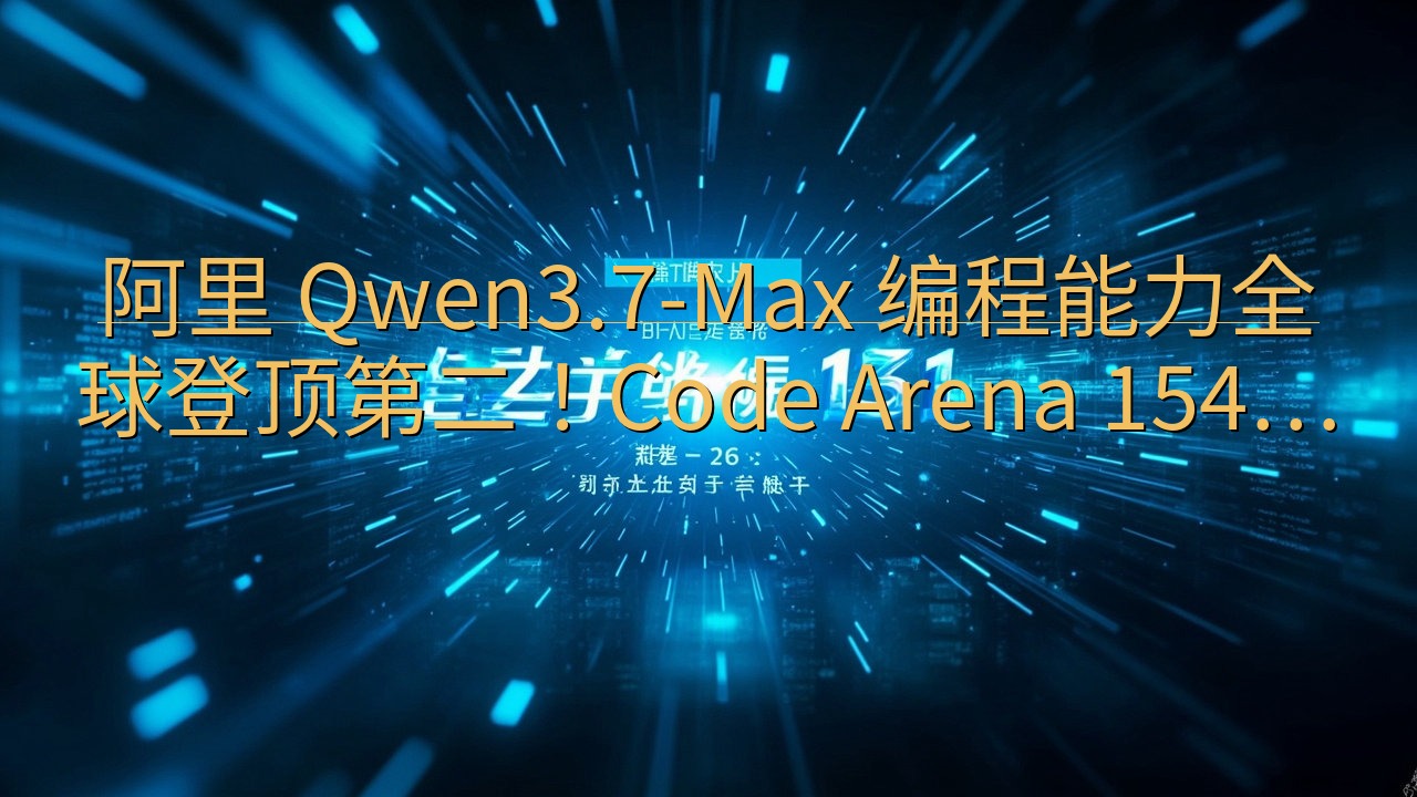 阿里 Qwen3.7-Max 编程能力全球登顶第二！Cod…