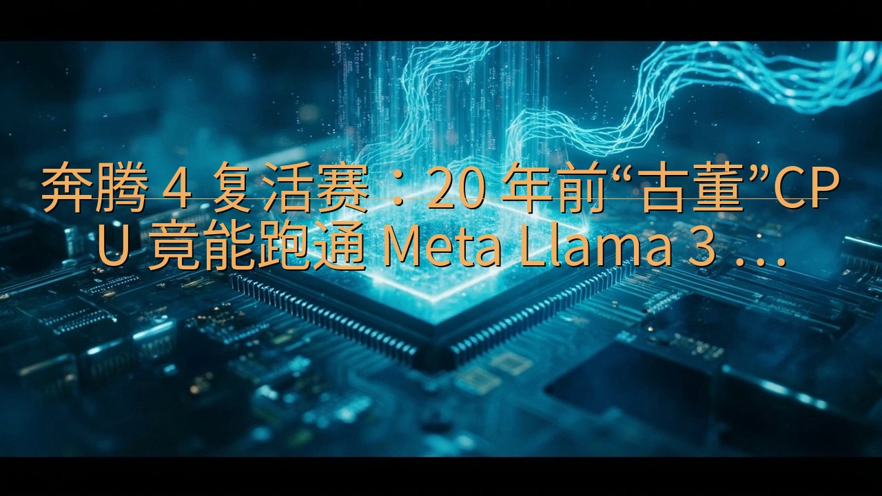 奔腾 4 复活赛：20 年前“古董”CPU 竟能跑通 Me…