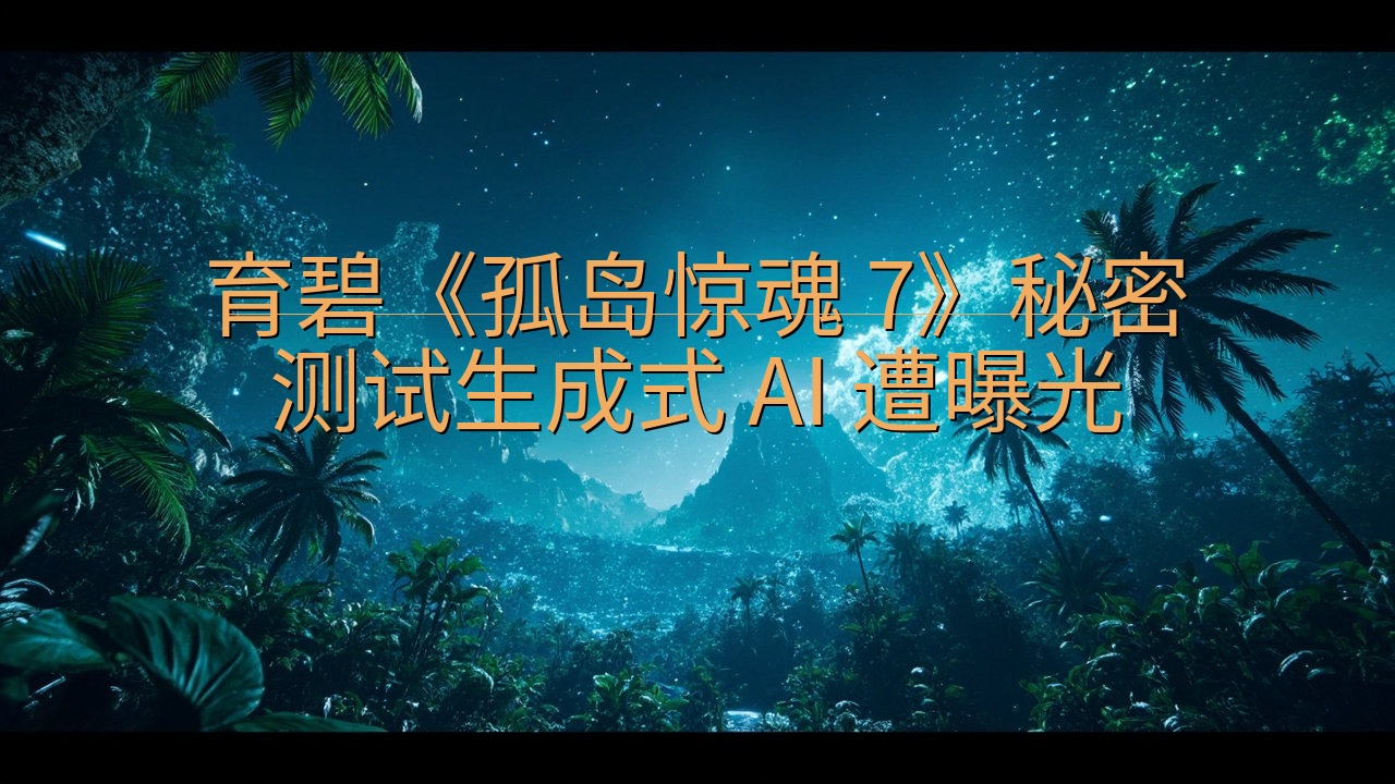 ​育碧《孤岛惊魂 7》秘密测试生成式 AI 遭曝光