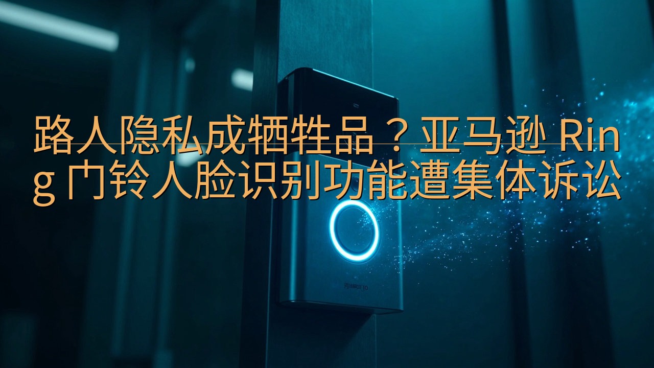 路人隐私成牺牲品？亚马逊 Ring 门铃人脸识别功能遭集体…