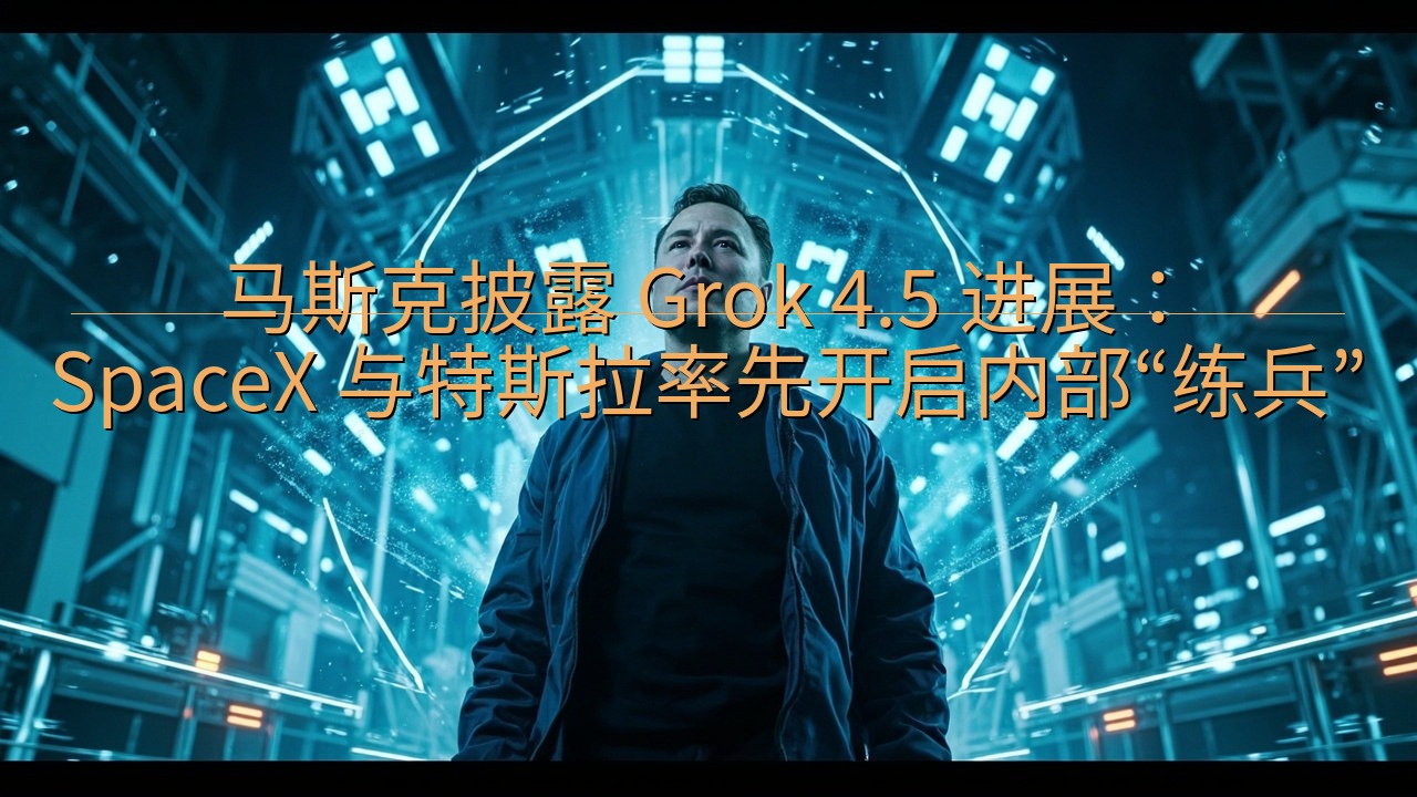 马斯克披露 Grok 4.5 进展：SpaceX 与特斯拉…