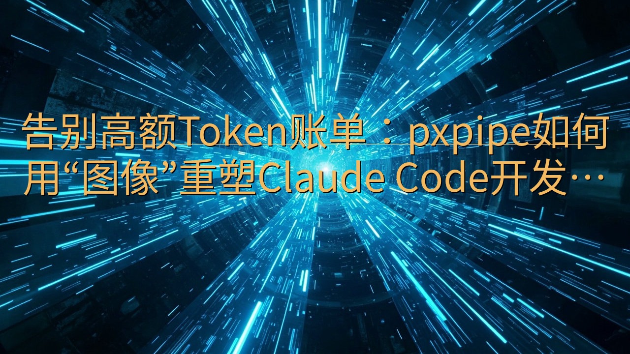 告别高额Token账单：pxpipe如何用“图像”重塑Cl…