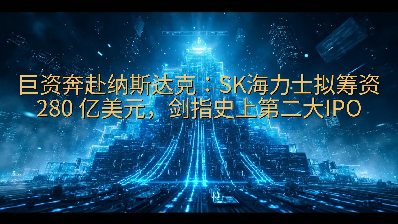 巨资奔赴纳斯达克：SK海力士拟筹资 280 亿美元，剑指史…