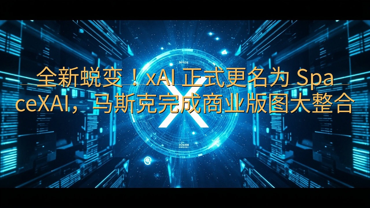 全新蜕变！xAI 正式更名为 SpaceXAI，马斯克完成…